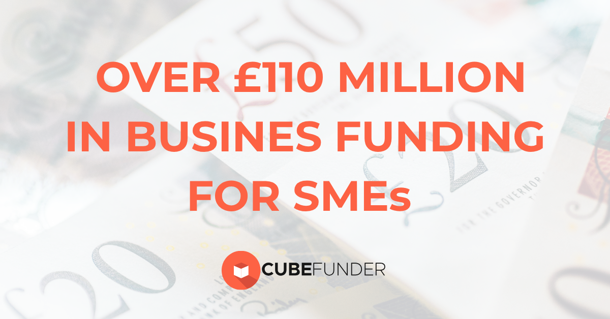 Cubefunder Surpasses £110 Million in Business Funding for SMEs